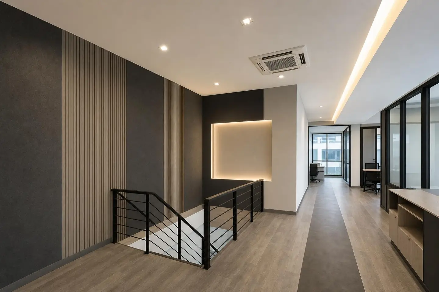Office glass partition design concept