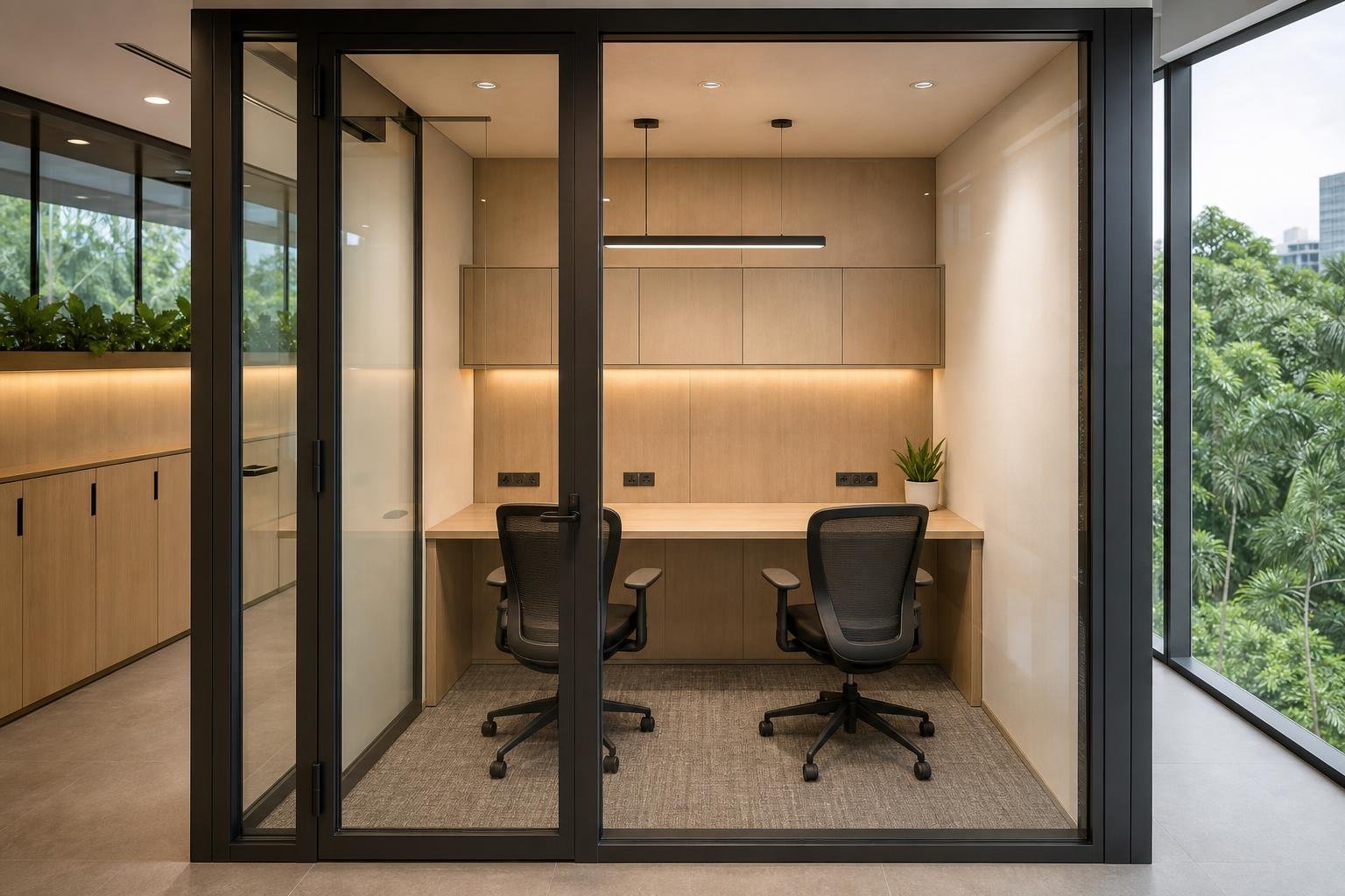 office phone booth pod — concept study