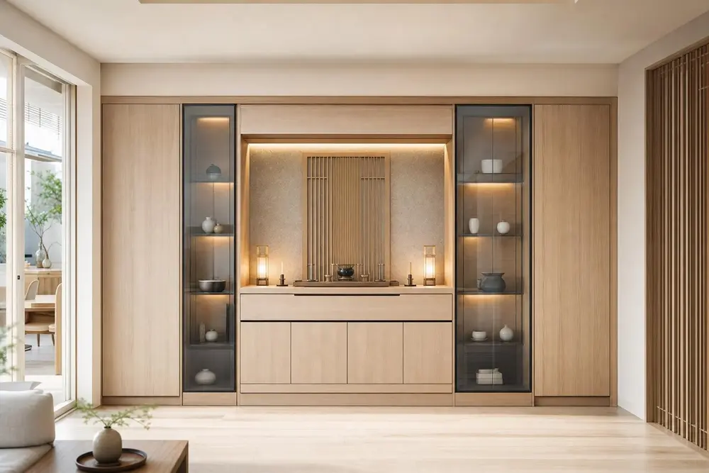 Cabinetry, room by room design concept — Muji Japandi style