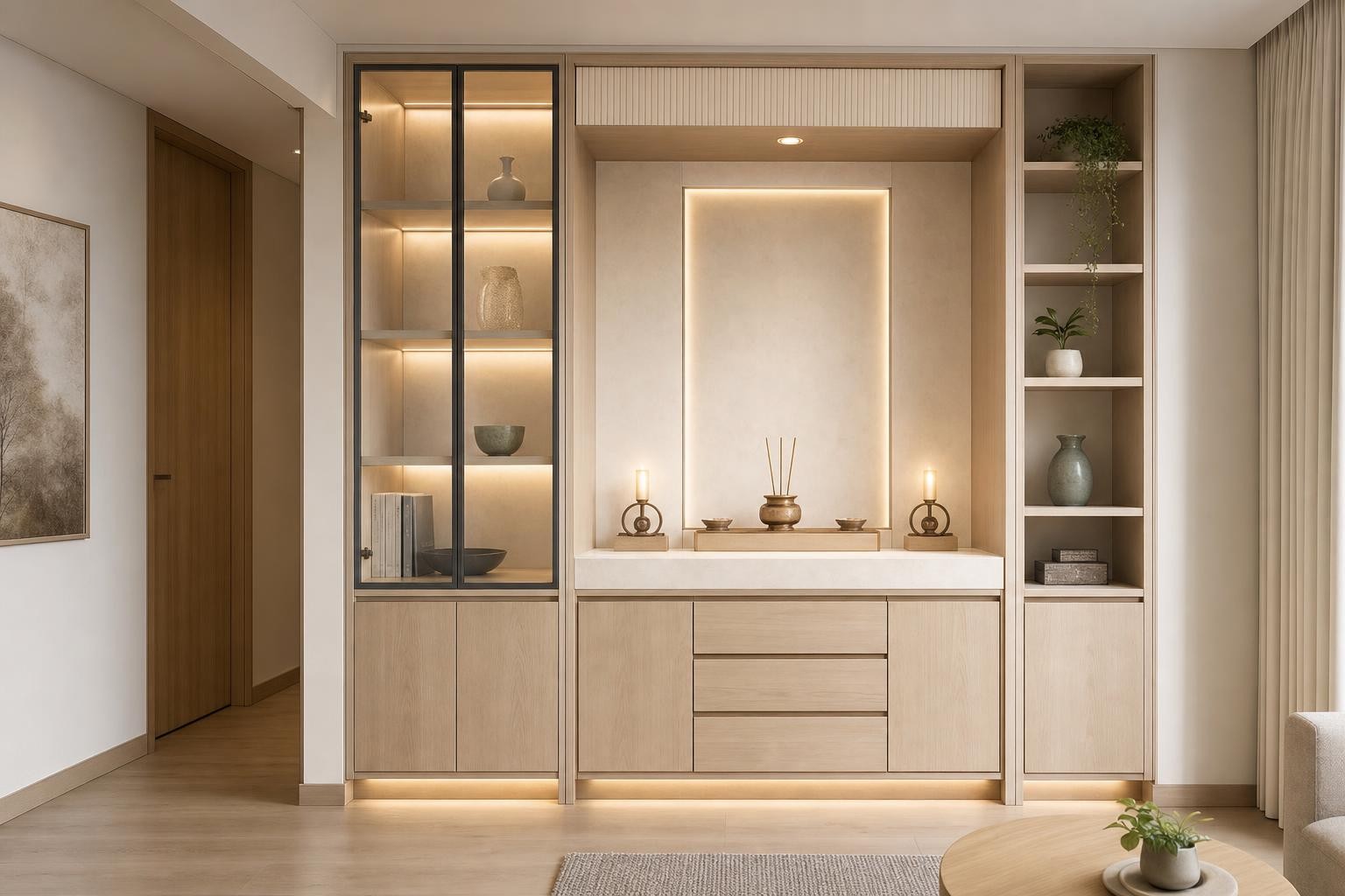 Muji Japandi · Prayer room