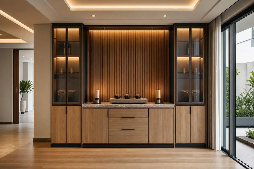 Cabinetry, room by room design concept — Warm Wood Modern style