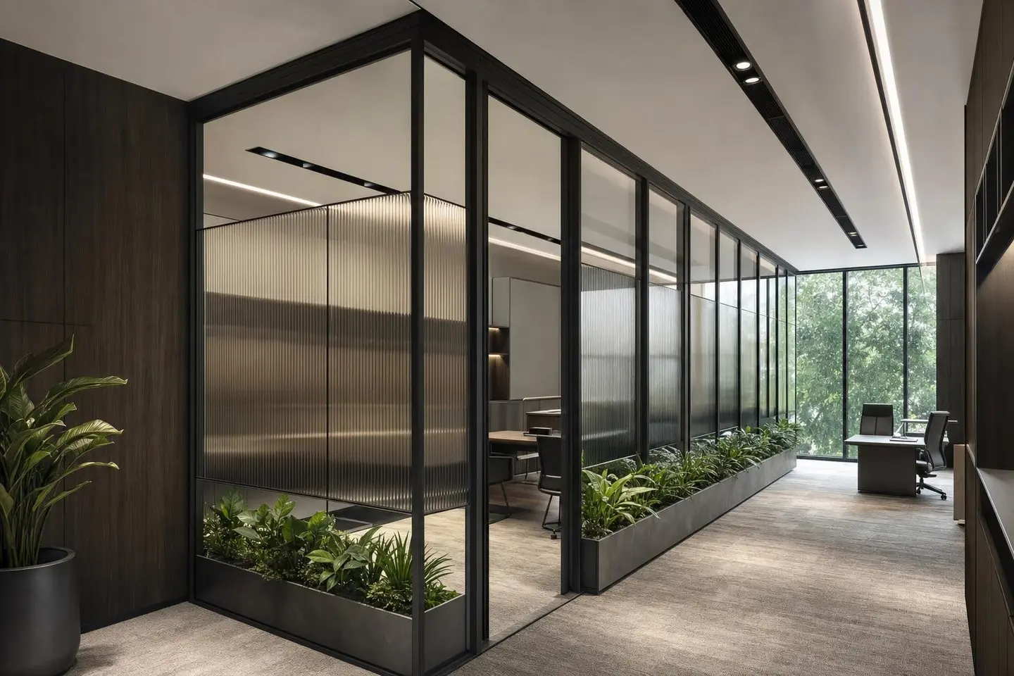 Glass works design concept