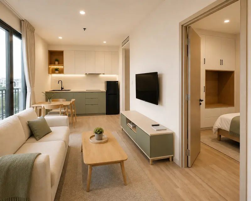 Warm — 1BR Turnkey concept
