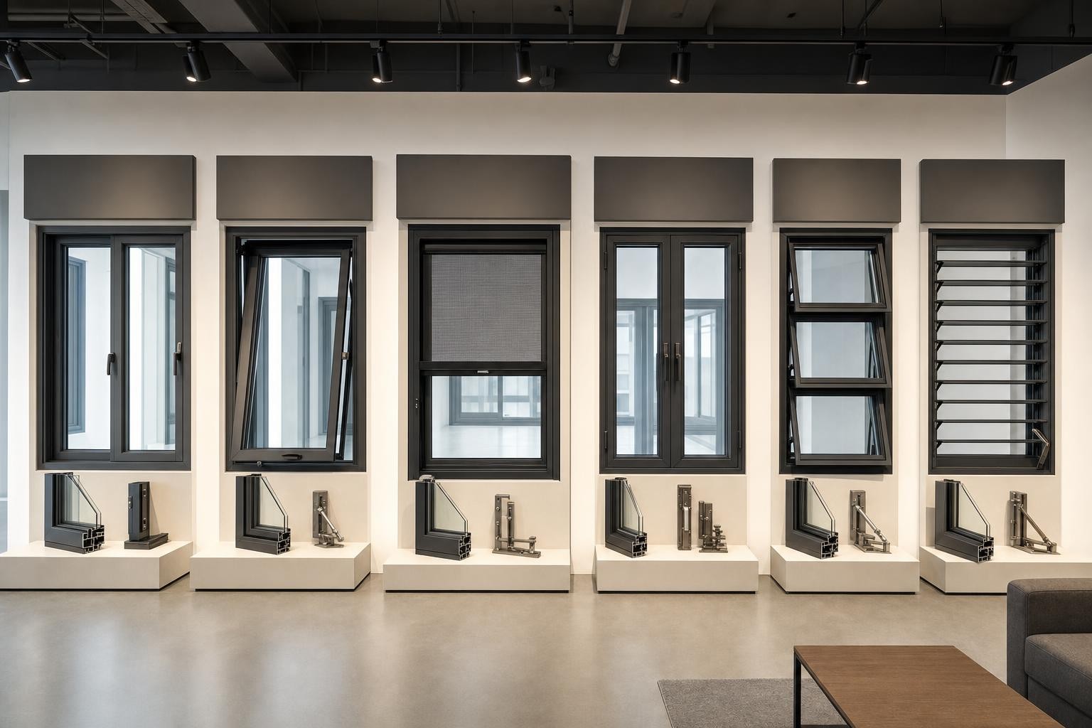 product showroom sales floor — concept study