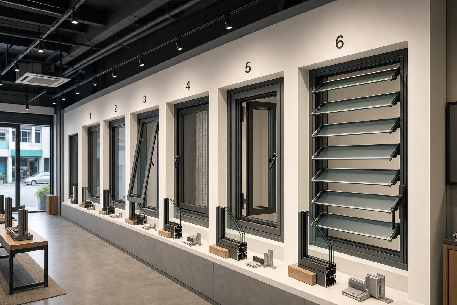 product showroom sales floor — concept study