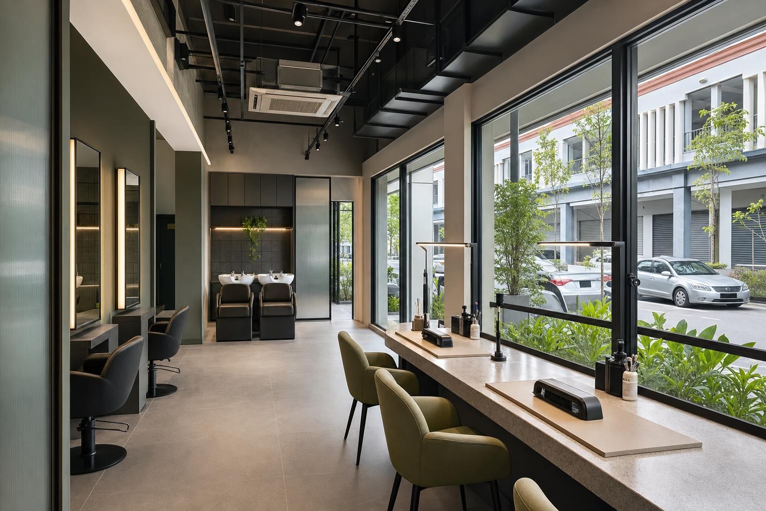 beauty / grooming salon — concept study