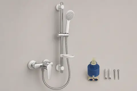 Shower set + screen — Light