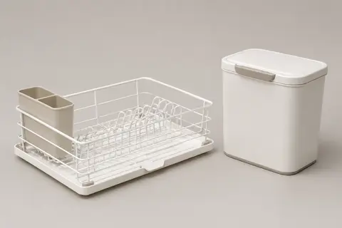Dish rack · boards · bin — Light