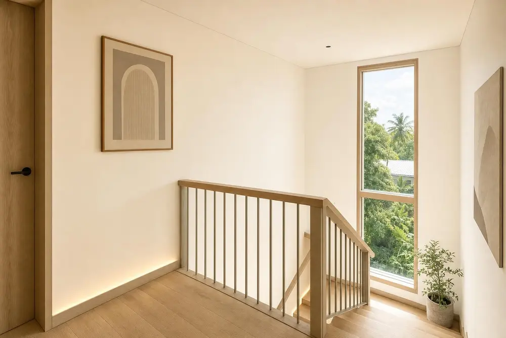 Glass balustrades & screens design concept — Scandinavian style
