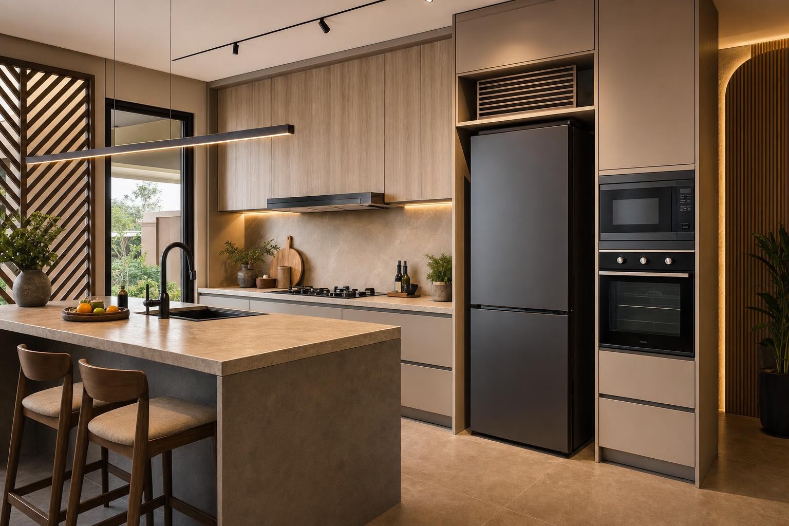 residential show-apartment kitchen — concept study