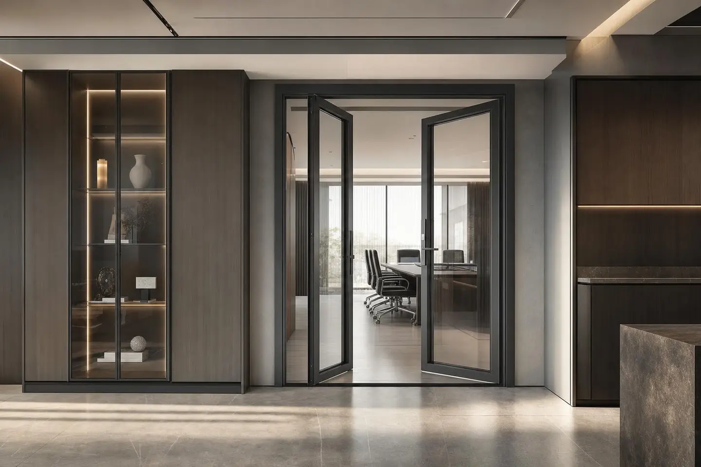 Main door design concept — Executive Modern Office style