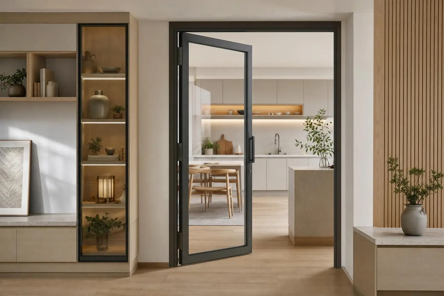 Main door design concept — Scandinavian style