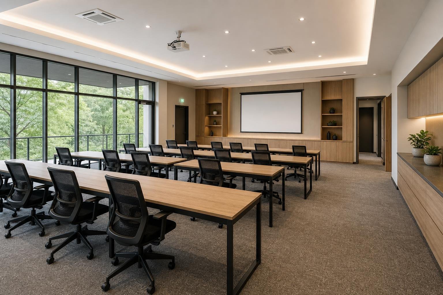 corporate training / seminar room — concept study