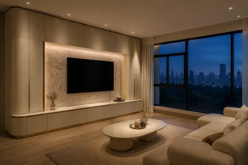 A furnished unit interior — an ELS concept study
