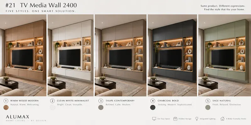 TV media wall · 2400