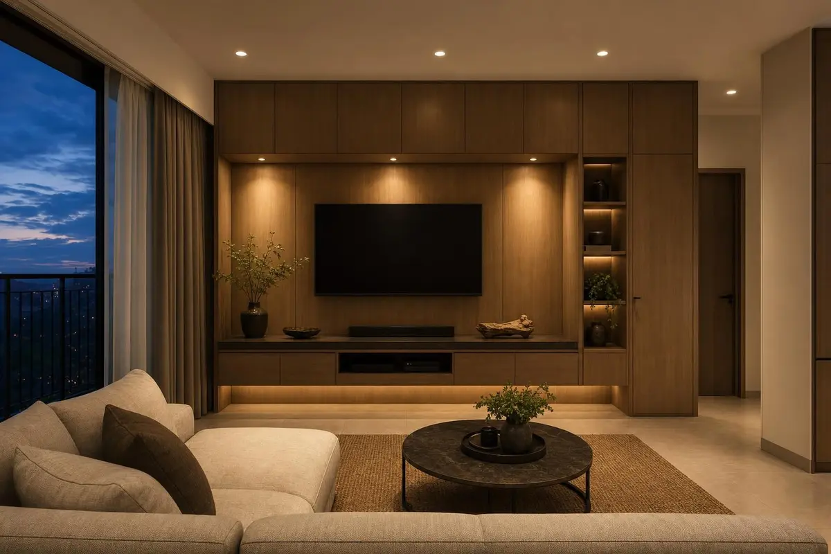 Warm Wood Modern — Better focus and depth