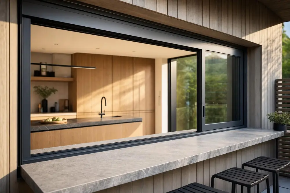 Design concept for this decision — Warm Wood Modern style