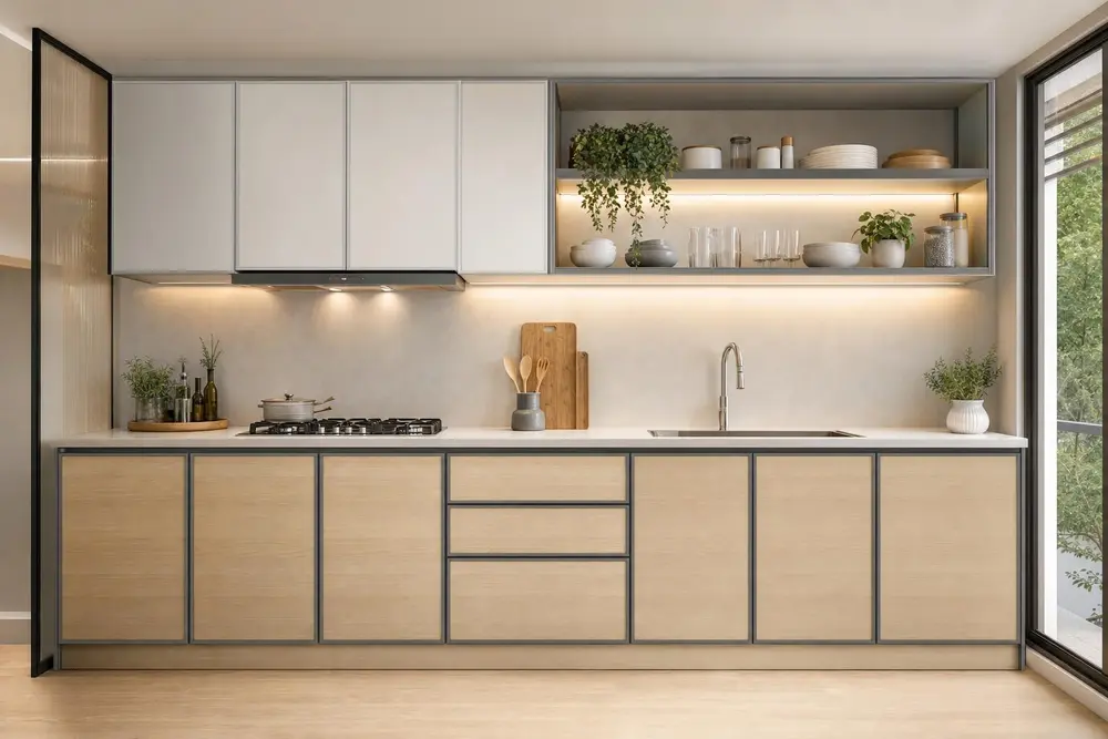 Kitchen design concept — Scandinavian style