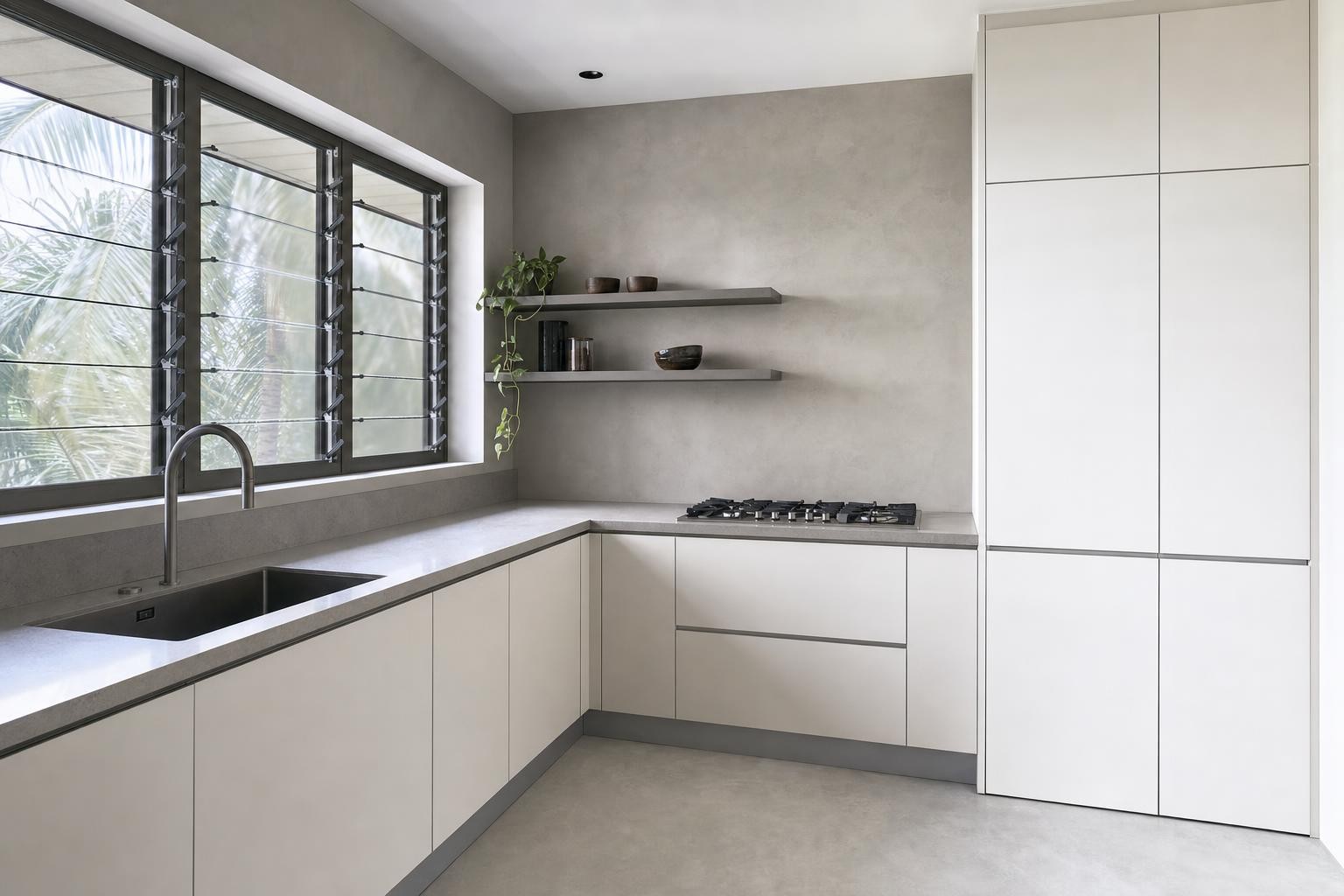 Simple Modern Minimalist · Wet kitchen