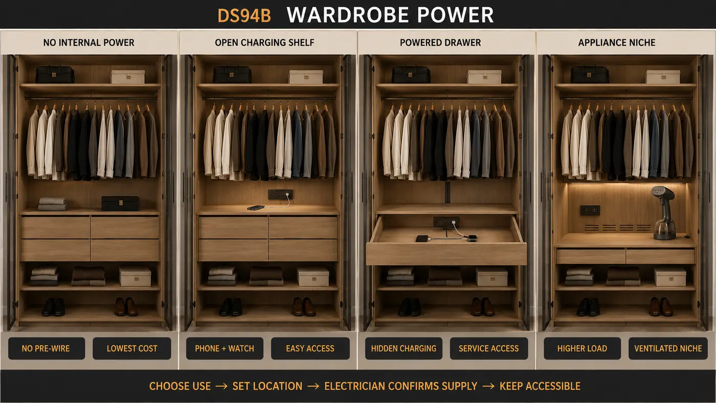 Wardrobe Power — options compared side by side
