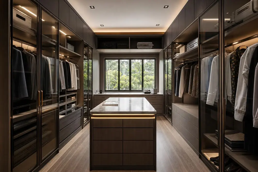 Design concept for this decision — Executive Modern Office style