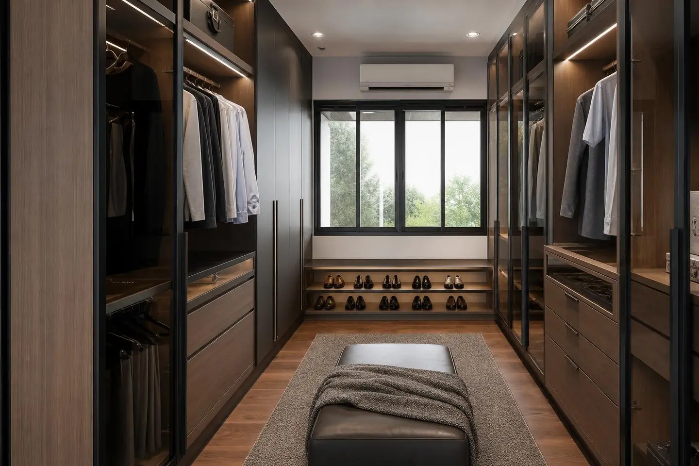 Wardrobes concept render — Executive Modern Office style