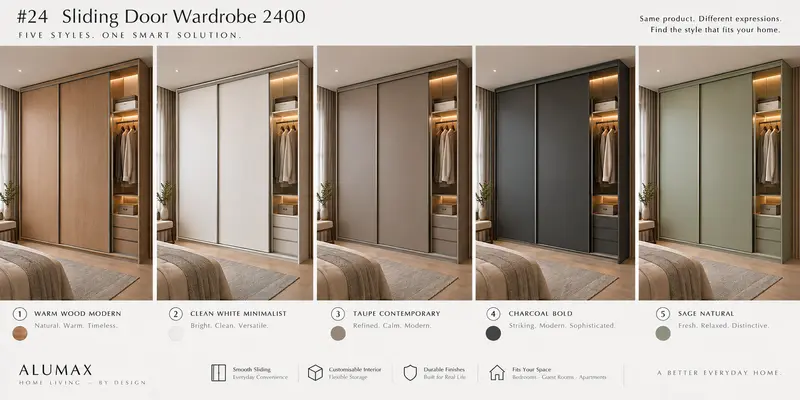 residential wardrobe — Sliding-door wardrobe · 2400
